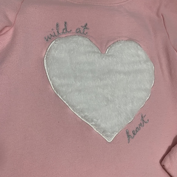 Girls pink sweatshirt by Carter’s. Size 7 - Picture 2 of 7